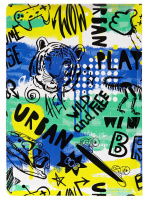 Обложка для паспорта "Граффити" ПВХ slim