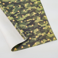 Бумага упаковочная 70*100см  "Милитари"