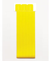 Закладки-ляссе самоклеящаяся А4 "Желтые", 6 шт.