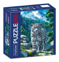Пазлы  250 элементов  280*400мм.  "Снежный барс" Premium