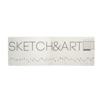 Скетчбук А5  48л., сшивка, 200гр/м2, "Sketch and Art. Horizont. Красный"