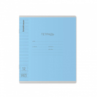 Тетрадь А5 12л лин.узкая Erich Krause  пласт.обл. "Классика CoverPrо", ассорти