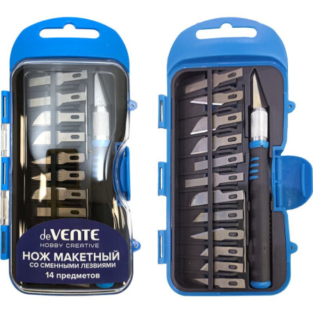 Набор ножей макетных "deVENTE. HOBBY CREATIVE" 14 пр.,в коробке