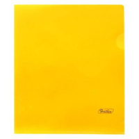 Папка уголок А5 прозр. плотн. 0,18мм жёлтая