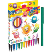 Фломастеры  12цв "deVENTE. Cosmo", вент.колпачок картон