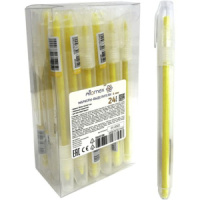 Текстовыделитель "Attomex" 1-4мм желтый, круг. корпус