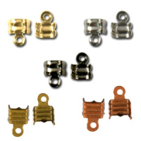 Концевик (зажим) для узла 4*4*4мм под золото 10 шт/уп