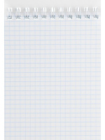 Блокнот А6  32л гребень "Силуэты и комплименты" 8диз., клетка