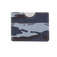 Чехол д/пласт.карт Милитари "Камыш серый" 98*75 мм кожзам