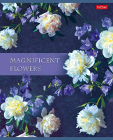 Тетрадь А5  80л кл. Hatber "Роскошные цветы" белизна 98%