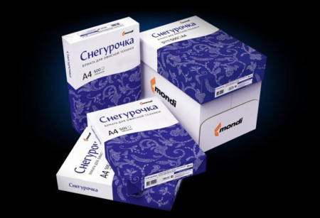 Бумага А4  СНЕГУРОЧКА, 80г/м2, 96%, (500л)
