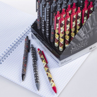 Ручка шариковая автомат. "Игра престолов" синяя, 0,7мм