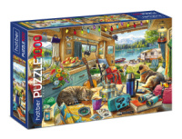 Пазлы 1000 элементов  680*480мм. "Уютный кемпинг" Premium