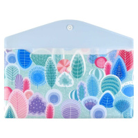 Конверт на кнопке  с рисунком 260*140мм, Сказочный лес