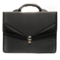 Портфель ткань Ладога 2 отд, мет.замок,