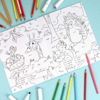 Раскраска "Математическая раскраска. Считай в пределах 50" А4 12стр.