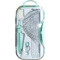 Готовальня deVENTE 7 предметов в пластиковом футляре, ассорти