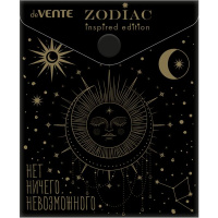 Конверт на кнопке  с рисунком 140*170мм Zodiac 0,18мм, тиснение фольгой