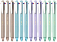 Ручка шар. многоцв. 4-х цветная, 0,7мм, резин.манжета, ассорти