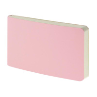 Еженедельник недат. А6  80л, мягк.пер., иск.кожа "Megapolis velvet. Зефирный розовый"