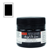 Краска акрил. "Акрил-Хобби" DeLux  20 мл, черный