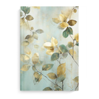 Ежедневник недат А5 7БЦ,  80л. "Diary. Золотая весна" тисн.фольгой, софт-тач