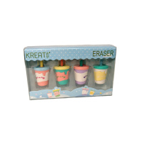 Набор ластиков  4 шт. "Сладости" ассорти дизайнов