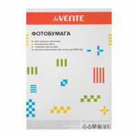Фотобумага INK JET deVENTE A4 180г, 100л, глянцевая, односторонняя
