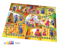 Игра с фишками. "Волк и семеро козлят" А3, 5+