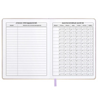 Дневник универсальн. обл. кожзам, тв.пер. "Собачка в юбке" аппликация, ляссе, 48 л.