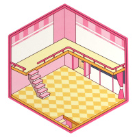 Наклейки-румбокс д/создания миниатюрных сцен 12,5*15см "Кролик. Магазин одежды"