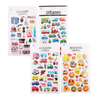 Набор наклеек "Ассорти", 15*21см пластик, объемные