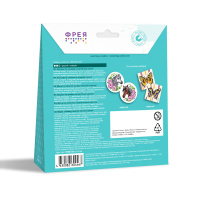 Картина по номерам на холсте на магните 9*9см "Лунная лестница"  2 шт