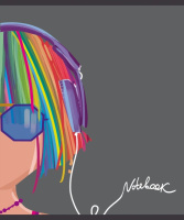 Тетрадь А5 48л кл. ПЗБМ "Сделай звук ярче" софт-тач, брайль, белизна 100%