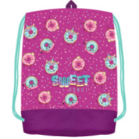 Мешок для обуви 1 отд, 540*410, карман "Модные пончики"