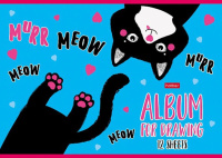 Альбом А4 12л скоба "Ассорти"  пл. 100 г/м