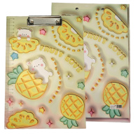 Клипборд Egoist "Фрукты" 31,5*22 см ассорти дизайнов