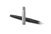 Parker Jotter Перьевая ручка Core F63 Bond Street Black CT M синие чернила