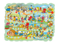 Игра с фишками 420*330 мм "Приключение Чиполлино"  5+