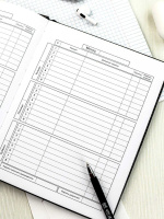 Дневник универсальн. обл. кожзам, тв.пер. "Девушка панк" ляссе, 48 л.