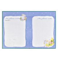 Дневничок для девочек А5 48л. 7БЦ "Лиса на качелях" глянц.лам., тисн.фольгой