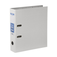 Регистратор А4  75мм PVC, Classic, белый, карман