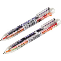 Ручка шар. многоцв. 6-ти цветная, 0,7мм