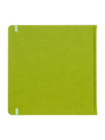 Скетчбук 190*190мм  32л., 7БЦ, 200гр/м2 "Скетчбук для акварели Лайм", резинка