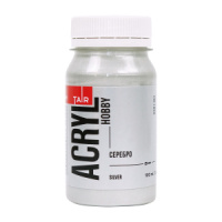 Краска акрил. "Акрил-Хобби" 100 мл, серебро