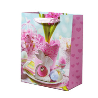 Пакет подар. бумажн. 18*23*10 см, ПАСХА , 4 дизайна, 210гр