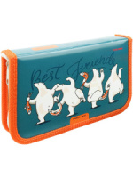 Пенал 1 отд. с 1-ой откид.пл. (190*115*30) молния, лам.картон "Танцы медведей"