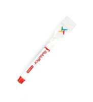 Маркер для белой доски 1-2,5мм.  красный, с губкой