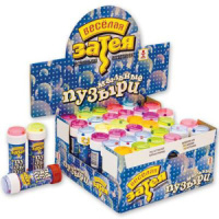 Мыльные пузыри "Весёлая затея" 60мл, ассорти