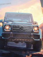 Блокнот А7 7БЦ  64л "Темный внедорожник" клетка, глянц.лам.